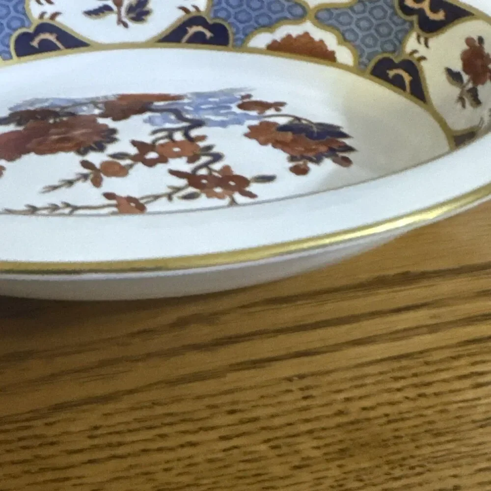 Spode Shima Fine bone china 9”oval Vegetable Bowl Y8172-E RARE READ
